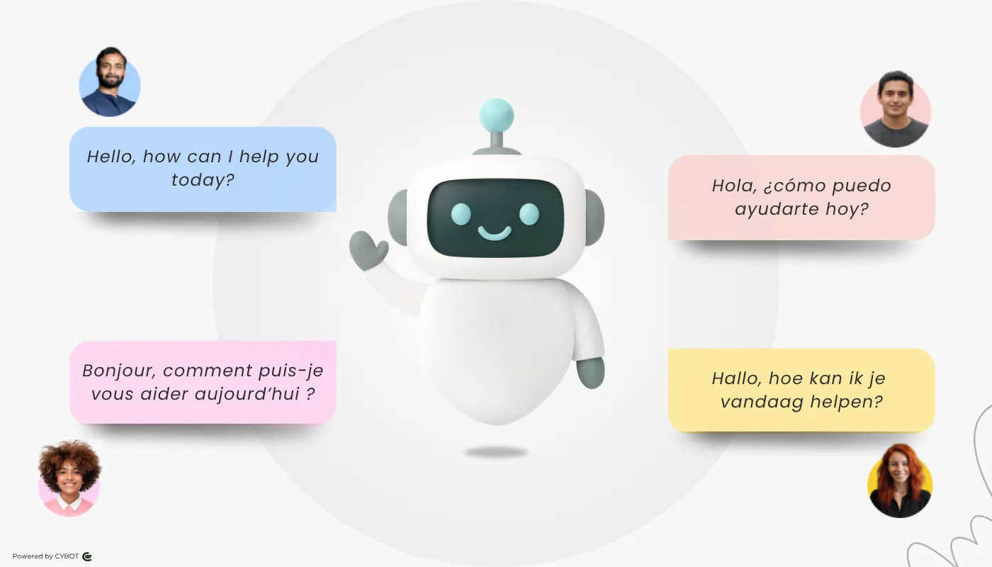 CYBOT multilingual chatbot with automatic language detection